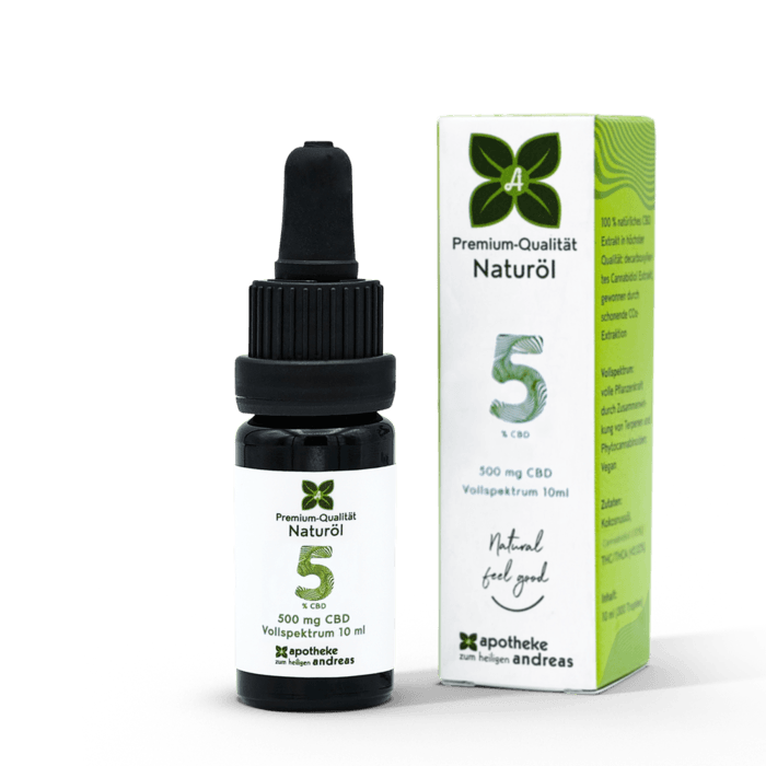 ANDREAS APOTHEKE CBD Hanftropfen / CBD Öl 5% (AKTION)